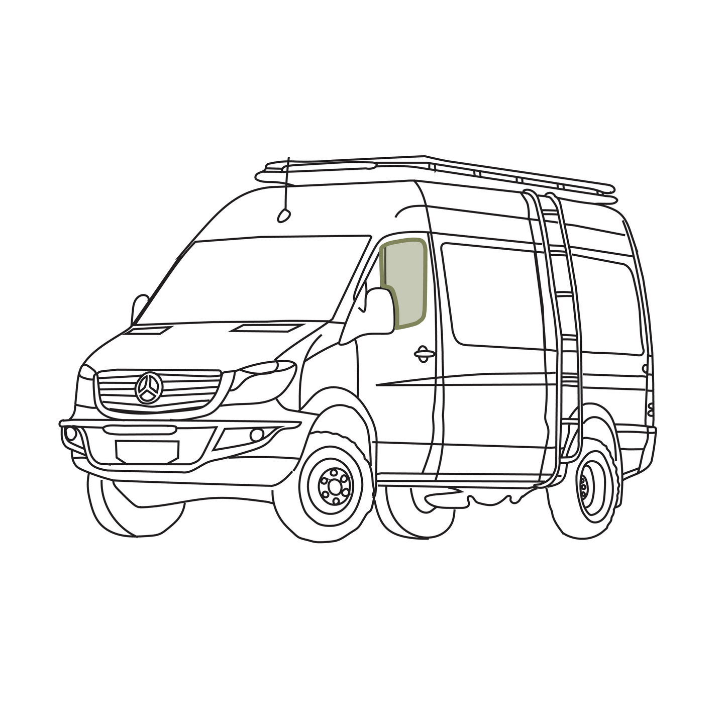 Mercedes Sprinter Bug Screen - Front Doors (Pair)