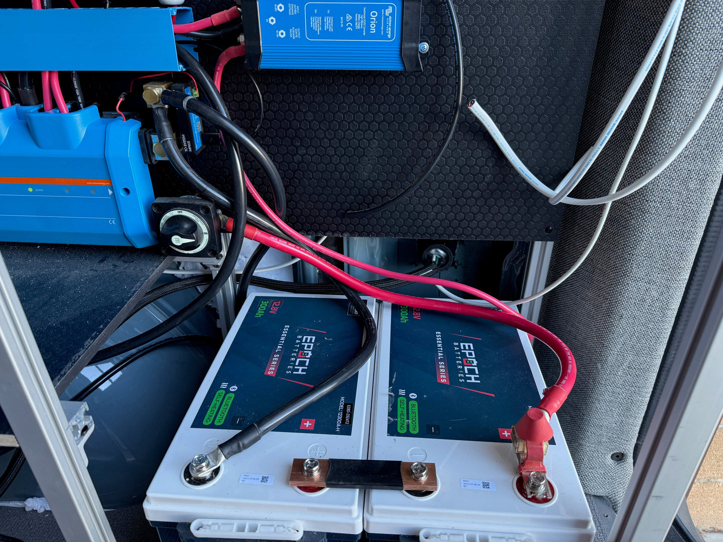 Epoch Essential batteries — 12.8V 300Ah / 3.84kWh