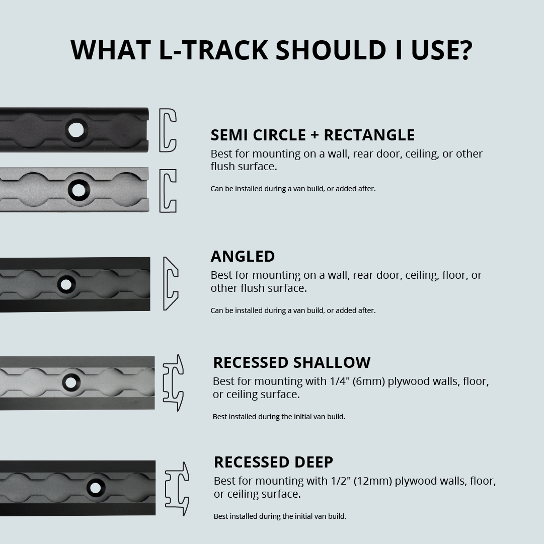 Semi-Circle Venture L-Track (2 Pack)