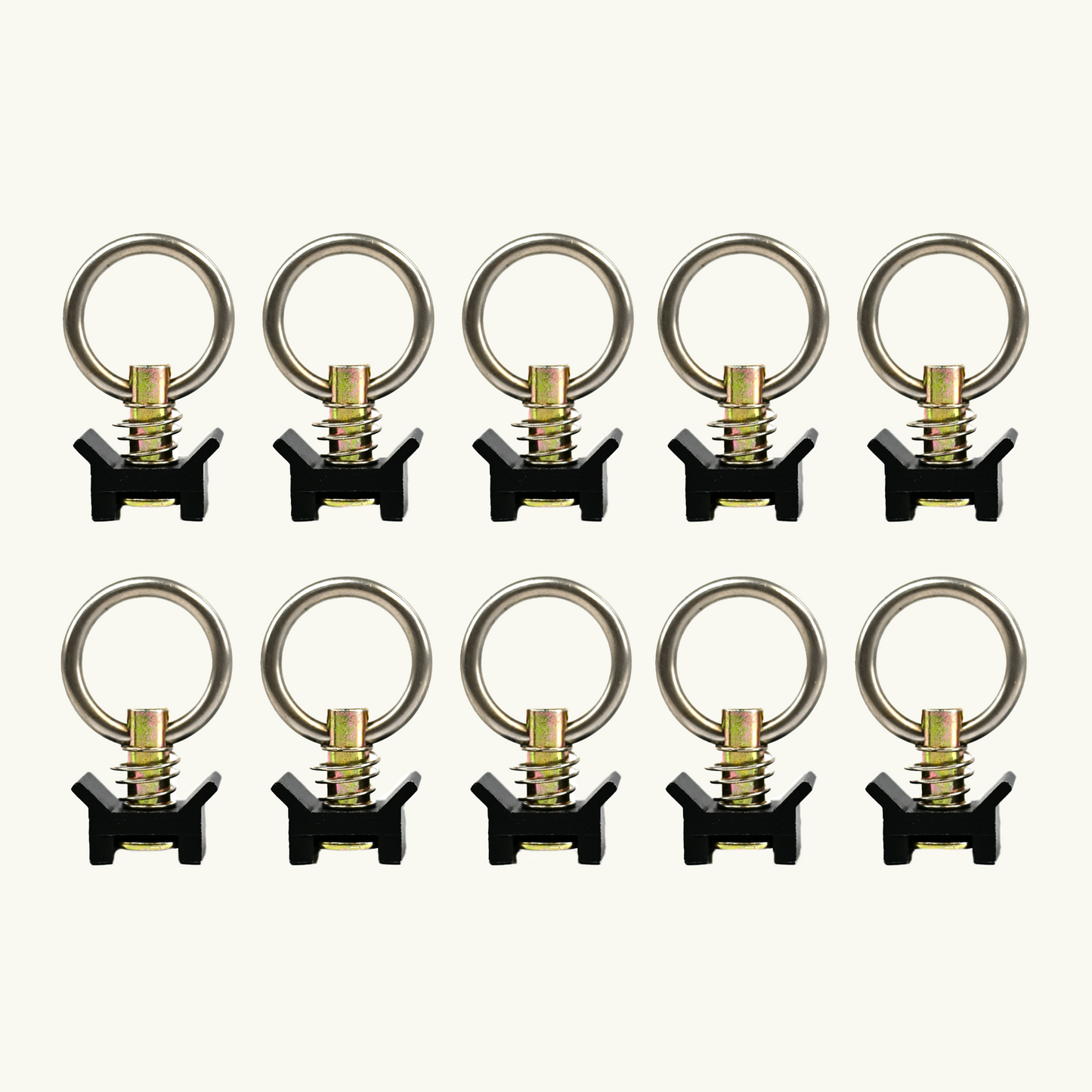 Venture L-Track Adjustable Tie Down Ring (10 Pack)
