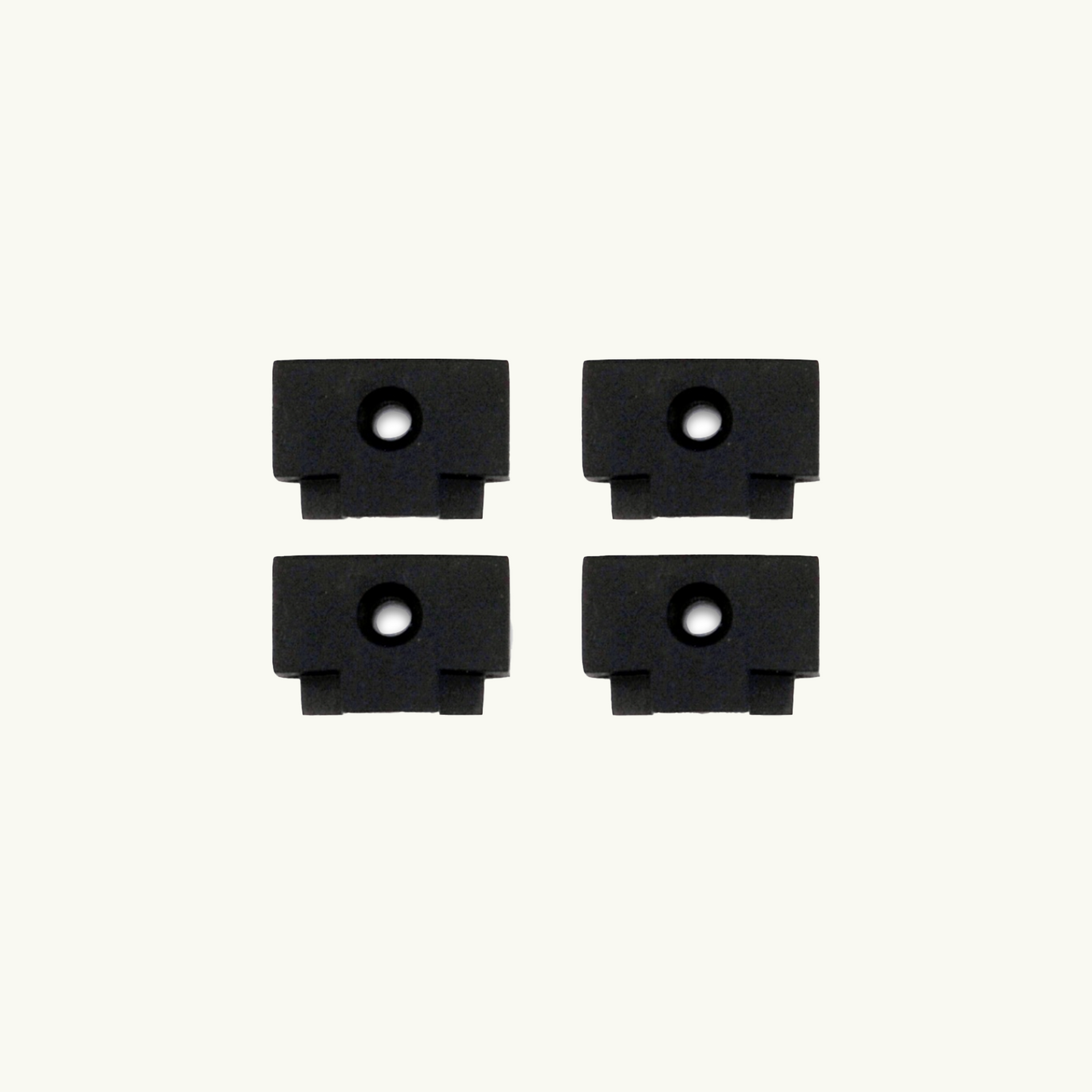 Venture L-Track Rectangle End Caps (4 Pack)