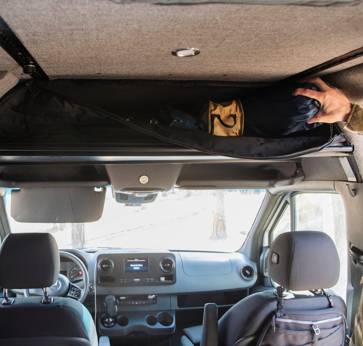 Mercedes Sprinter Headliner Shelf Cover
