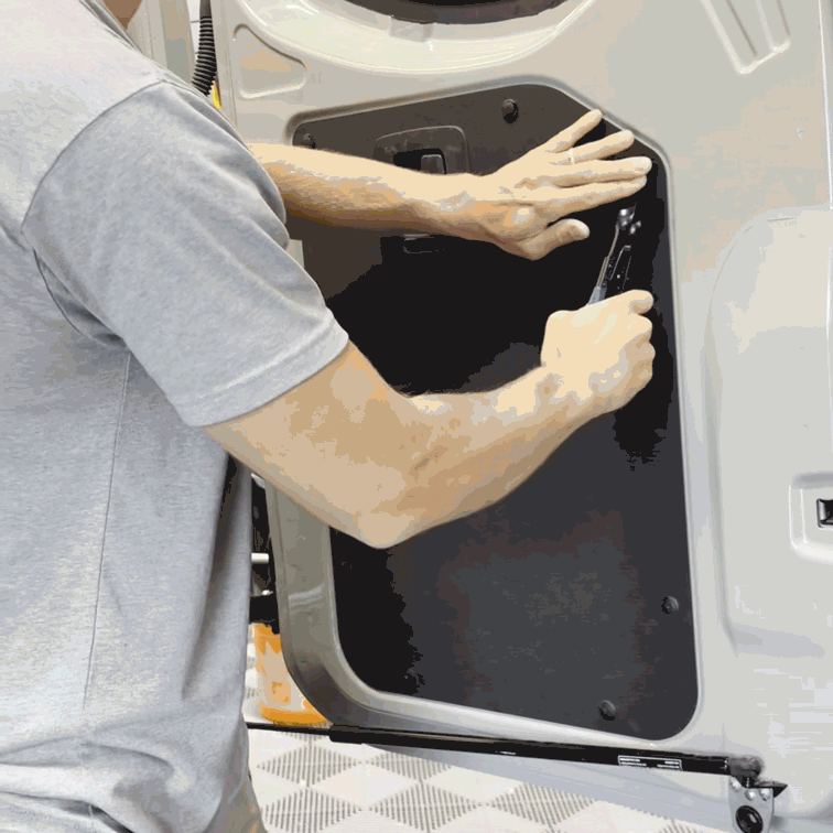 Mercedes Sprinter Lower Rear Door Storage Panels (Pair)