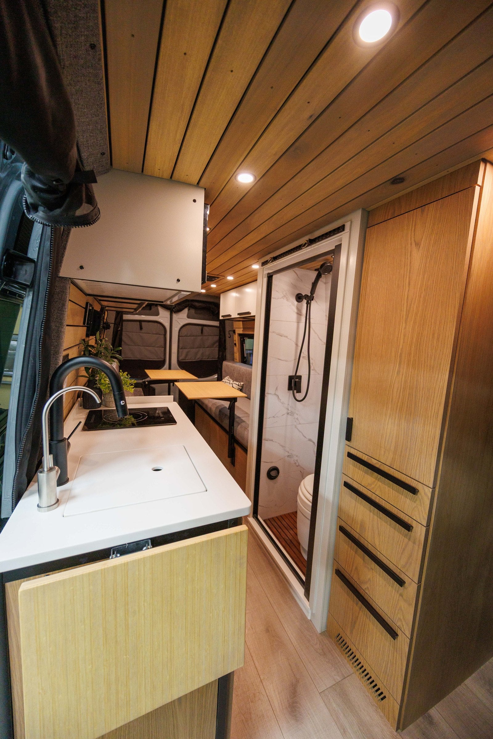 Snowbird Platinum galley and bath